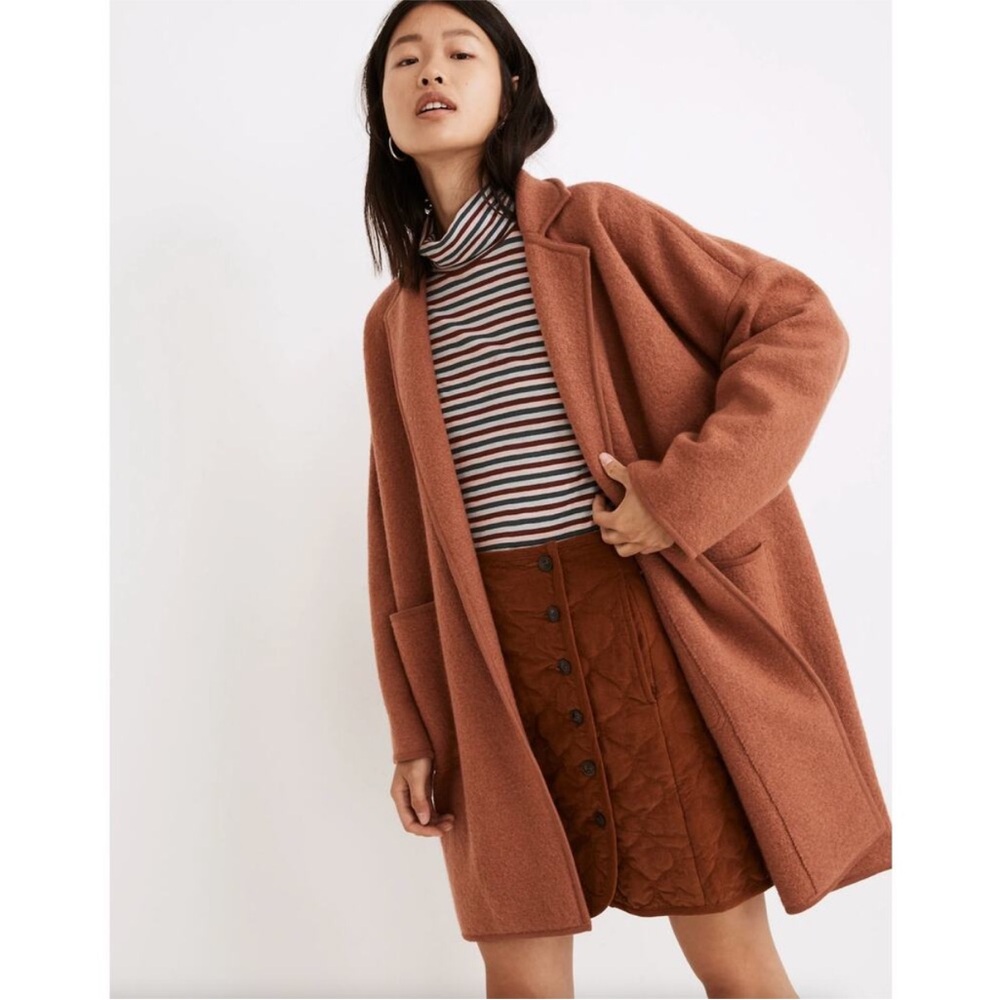 Madewell 100% Merino Wool Coat